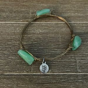 Bourbon & Bow ties Bangle 💚💛